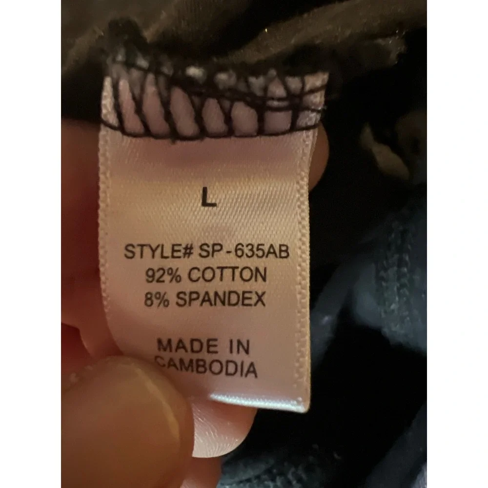 ZENANA SIGNATURE Women's pink  Acid Wash‎ Leggings Pants Size L Cotton Spandex